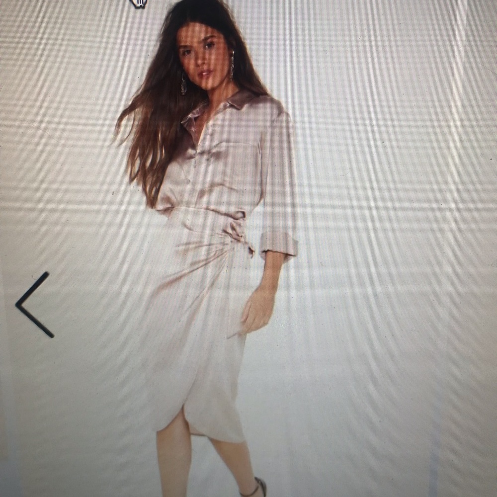 New with tags satin wrap skirt size US 6